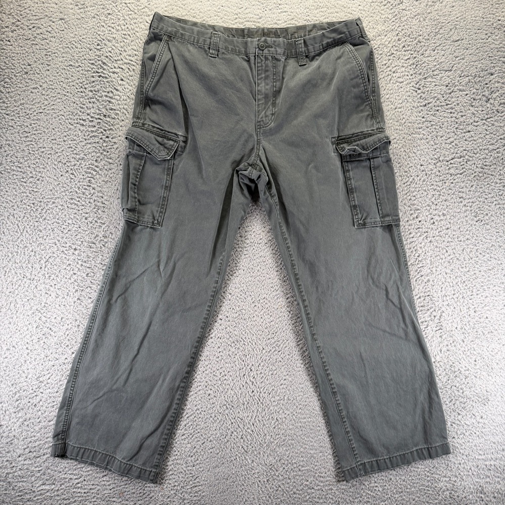 Vintage Sonoma Goods For Life Pant‎ Mens 40x32 Gray Cargo Straight Relaxed Baggy